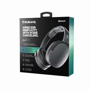 Skullcandy Hesh ANC ausinės laidinės ir belaidės ant galvos skambučiams/muzikai USB Type-C Bluetooth juodos