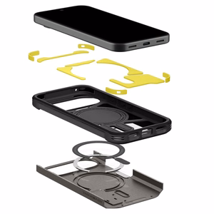 Spigen Tough Armor Mag MagSafe dėklas, skirtas Google Pixel 11, tamsiai pilkas