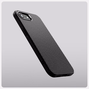 Spigen Liquid Air Mag MagSafe iPhone 16e dėklas - Matinis juodas