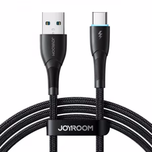 Joyroom Starry Series SA32-AC3 3A кабель USB-A USB-C 1м - чёрный