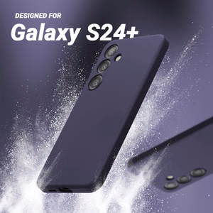 Crong Color Cover dėklas, skirtas Samsung Galaxy S24+, violetinis