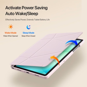 Dėklas Dux Ducis Vers Samsung X230/X235/X236 Tab A11 Plus 11.0 rožinis