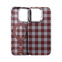 Benks Magnetinis Armor Vichy Kevlar Dėklas telefonui (RF65) iPhone 16 Pro raudonas