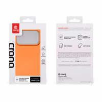 Crong Color Cover Magnetic - MagSafe iPhone 17 Pro dėklas (oranžinis)