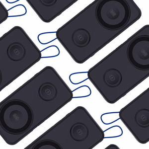 3mk PastelUp 10000mAh 22.5W USB 1A1C Išorinė baterija (f) - juoda