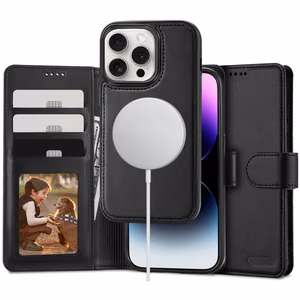 Tech-Protect Wallet MagSafe dėklas su pinigine iPhone 16 Pro - juodas