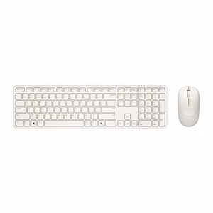 Dell Pro 5 KM526 Keyboard and Mouse Set Wireless Mouse included Batteries included US International Wireless connection Light Ash