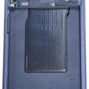 Ekranas Samsung A576 A57 5G su lietimui jautriu stikliuku ir rėmeliu Grey originalus (assembled service pack)
