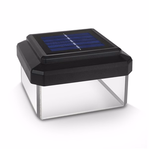 GreenBlue GB128 – 100×100 mm saulės energijos LED šviestuvas tvoros stulpui su sutemų jutikliu