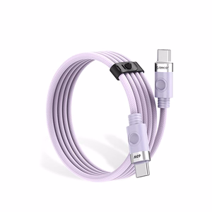 Orico CDX 60W 3A Power Delivery USB-C - USB-C 1m kabelis - violetinis