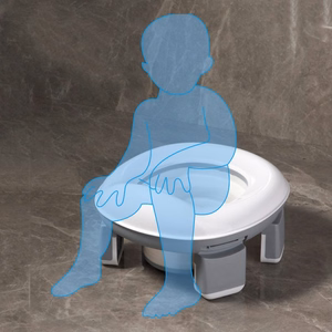Kelioninis puodukas vaikams Reach Portable Potty 3in1 baltas/pilkas