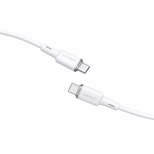 Acefast C2-03-CC USB-C - USB-C PD QC kabelis 60W 3A 480Mb/s 1.2m - baltas