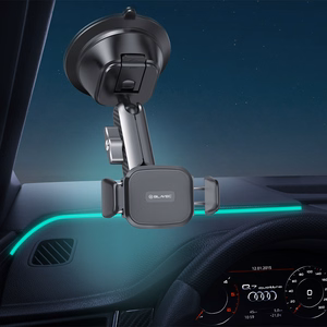 Blavec Car holder BH-04 aluminum to windshield (BH04-WSB) black