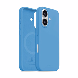 Crong Color Cover Magnetic MagSafe dėklas, skirtas iPhone 16, mėlynas