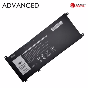 Nešiojamojo kompiuterio baterija DELL 33YDH, 55Wh, Extra Digital Advanced