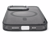 "Samsung Galaxy A57" blizgantis dėklas, suderinamas su "MagSafe" - juodas