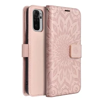 MEZZO Dėklas telefonui XIAOMI Redmi Note 10 5G / Poco M3 Pro / Poco M3 Pro 5G mandala rožinio aukso spalvos