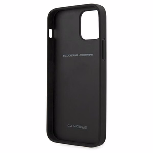 Ferrari FEOGOHCP12MRE iPhone 12/12 Pro 6.1 raudonas kietas dėklas Off Track perforuotas