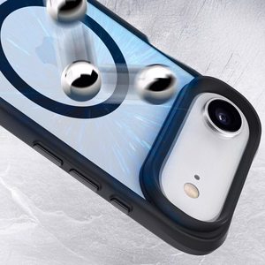 3mk Satino šarvų Magnetinis dėklas telefonui iPhone 17 Air - baltas