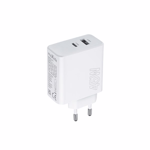 "Maxlife MXTC-07-45AC PD QC įkroviklis 1x USB-C 1x USB 45W baltas