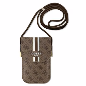 Guess сумка для телефона GUOWBP4RPSW коричневая Wallet 4G Stripes