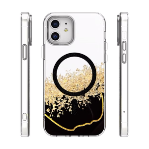 Epoxy Mag dėklas skirtas iPhone 12 / 12 Pro 6,1" juodas