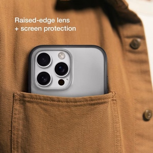 Incase Slim Case dėklas su MagSafe, skirtas iPhone 16 Pro, juodas permatomas