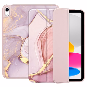 Tech-Protect SC Pen dėklas iPad 10.9" 2022 - rožinis marmuras