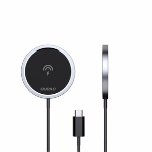Dudao A12XS 15W MagSafe suderinamas Belaidis įkroviklis - juodas