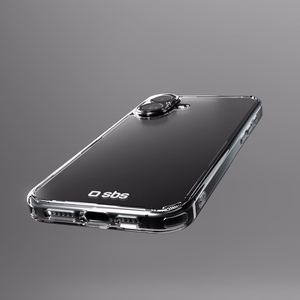 SBS rinkinys su D3O technologija iPhone 16 - dėklas + apsauginis stiklas ir kameros apsauga - skaidrus