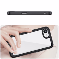 Outer Space dėklas telefonui iPhone 16e lankstus rėmo dangtelis - juodas