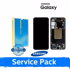 LCD ekranas suderinamas su Samsung S921 S24 su rėmeliu / Sapphire Blue / (Service Pack)