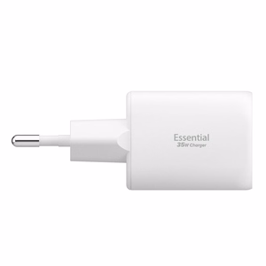 Spigen Essential EE352EU USB-C / USB-A 35W sieninis ikroviklis - Baltas