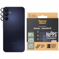 PanzerGlass Hoops Grūdinto stiklo objektyvo dangtelis skirtas Samsung Galaxy A16 / A16 5G - juodas