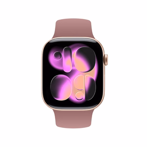 Crong Liquid Apple Watch dirželis, 38/40/41/42 mm, prislopintas rožinis