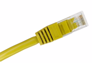 Alantec KKU5CZA1 tinklo kabelis Geltona 0.25 m Cat5e U/UTP (UTP)