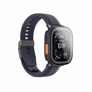 AmazingThing Radix grūdintas stiklas su dėklu Apple Watch UItra 3 49mm - Juodas