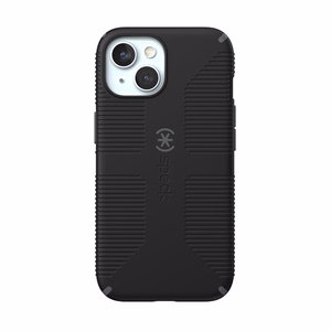 Speck Candyshell Grip MagSafe - iPhone 17e / 16e / 15 / 14 / 13 dėklas (juodas / Slate pilkas)
