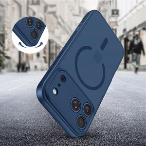 "Tech-Protect BasicMag MagSafe" dėklas "iPhone 17 Pro" - tamsiai mėlynas