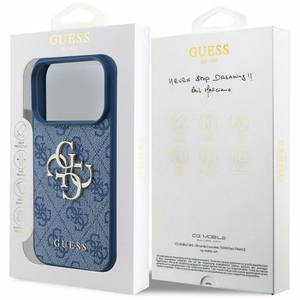 GUESS dėklas, skirtas IPHONE 18 Pro/17 Pro (4G Big Logo) (spalva: ruda)