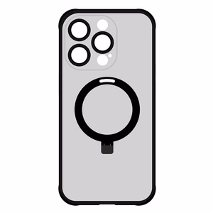 Tel Protect Magical magnetinis MagSafe dėklas su stovu Iphone 15 Plus, juodas