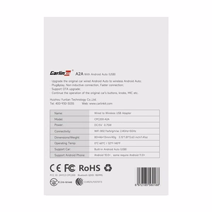 CarlinKit CPC200-A2A Belaidis adapteris Juodas