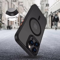 Tech-Protect MagMat Magsafe 3 rinkinys iPhone 16 Pro Max dėklas - matinė juoda