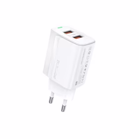 Įkroviklis Foneng EU63 2.4A 2xUSB-A baltas