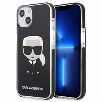 Karl Lagerfeld Iconik Karl dėklas iPhone 13 mini - juodas