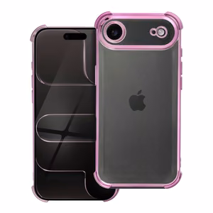 Dėklas ANTISHOCK ELECTRO IPHONE 17 Air rožinis