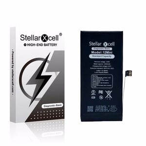 Akumuliatorius StellarXcell Diagnostic Apple iPhone 12 mini 2227mAh (standartinė talpa + aukštos kokybės BMS kopija)