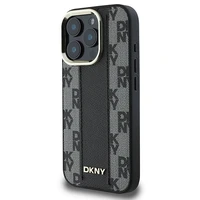 DKNY Languotas raštas magnetinis iPhone 16 Pro Max dėklas - juodas