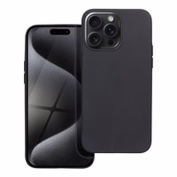 MATT dėklas telefonui IPHONE 15 Pro Max juoda