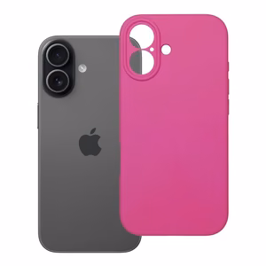 Silikoninis dėklas 2mm telefonui IPHONE 17 rožinis